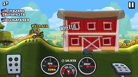 #hillclimbracing2 #corrida ENTRE NA EQUIPE , NOME OS LEOES !