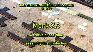 2022 Contest Part 52 X.3 scratch built 3 axle truck assembly