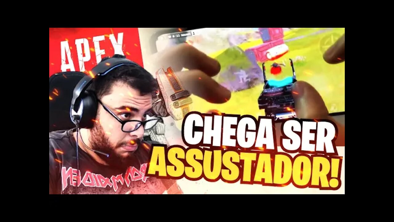 O MELHOR JOGADOR de Apex Legends Mobile DO MUNDO - REACT