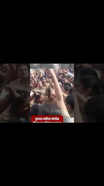 Lady Police Viral Dance Video form Visarjan | पुण्यात महिला पोलीस थिरकल्या डीजेच्या तालावर #shorts