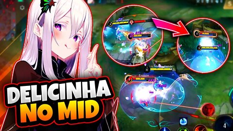 ATÉ SEM SKIN ELA É A MELHOR MAGA DO JOGO | MOBILE LEGENDS