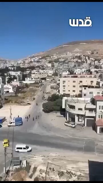In Palestine a shootout between locals and Israeli armed forces is taking place