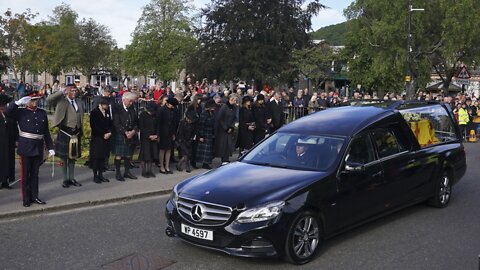 Queen Elizabeth II's Coffin Makes Journey Through Scotland