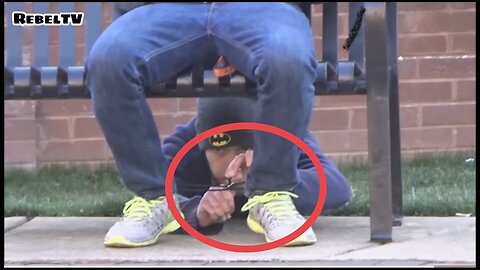 👑 Tying people shoes & stealing their stuff prank