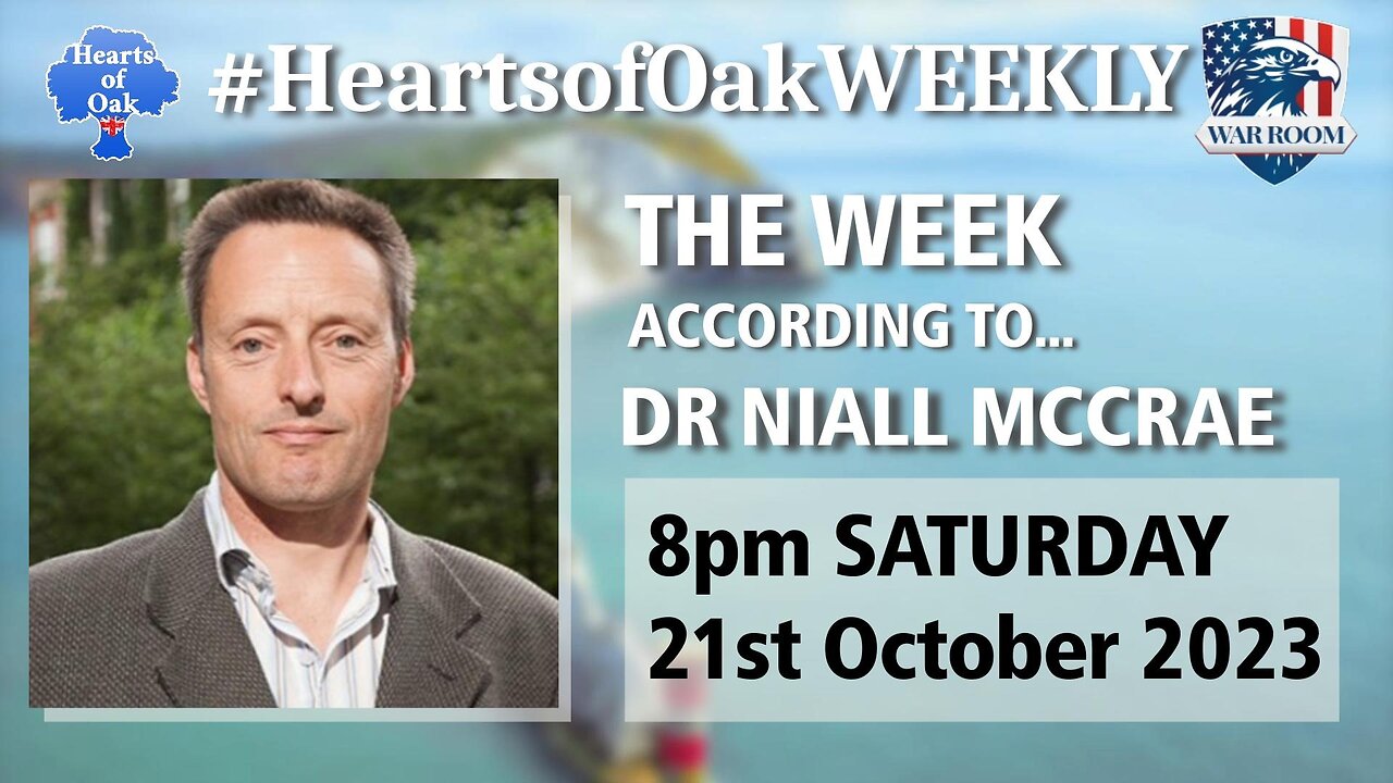 LIVE Hearts and Oak The Week According To . . . Dr Niall McCrae