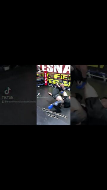 Jab Cross Double Leg to Heel Hook