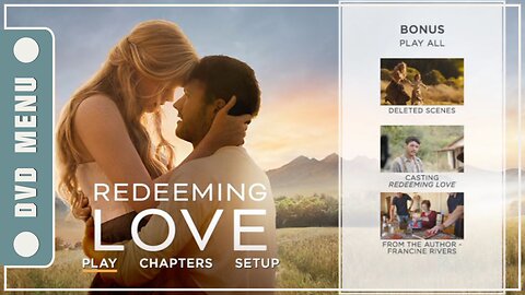 Redeeming Love - DVD Menu