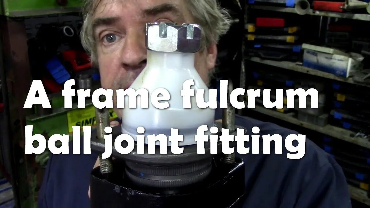 Fitting a replacement A frame fulcrum joint the easy way