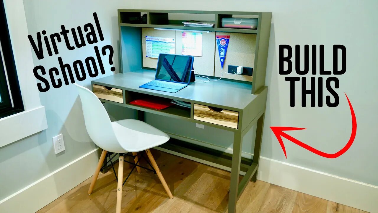 How to Build a Virtual Schooling Workstation | Free DIY Plans