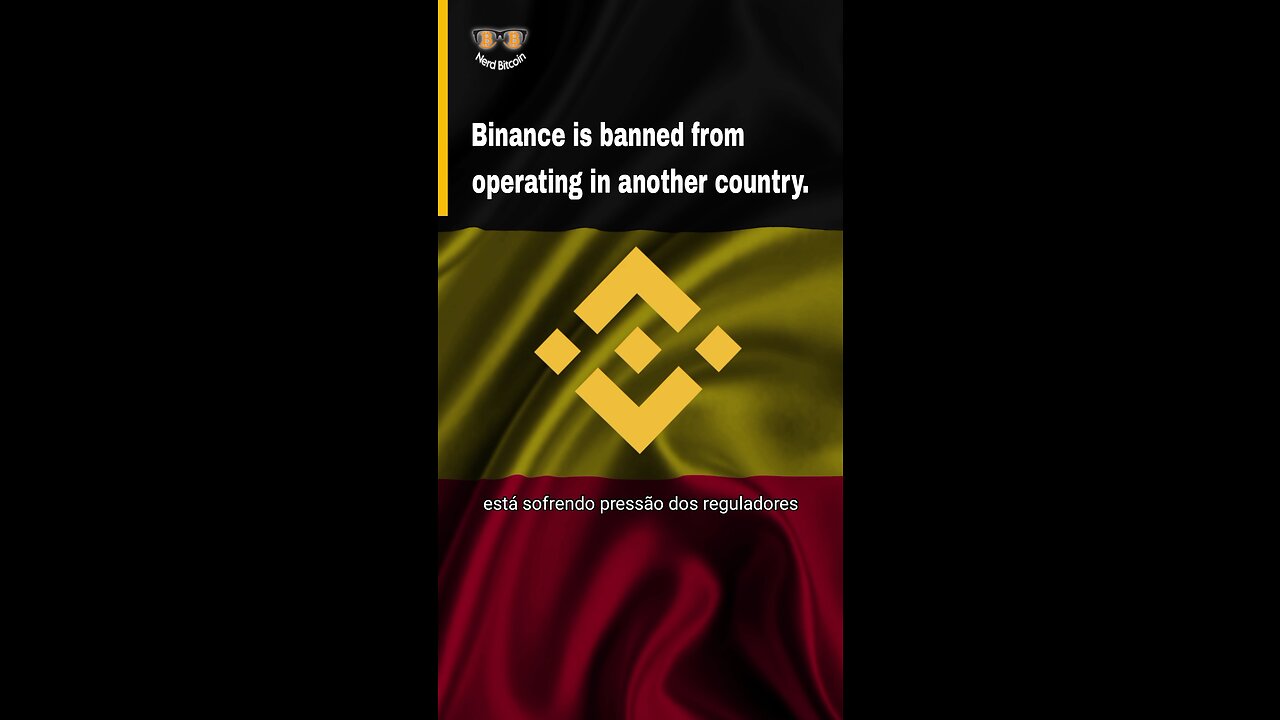 🚨 BINANCE BANNED IN BELGIUM (LEGENDADO🇧🇷)