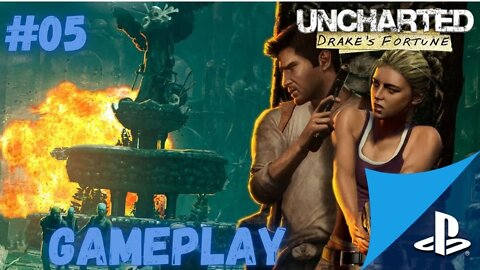 🕹🎮Uncharted Drake´s Fortune - #05 - DUBLADO - SEM COMENTÁRIOS