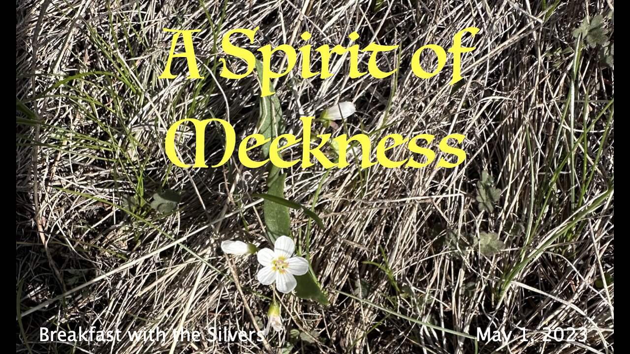 A Spirit of Meekness - Breakfast with the Silvers & Smith Wigglesworth May 1