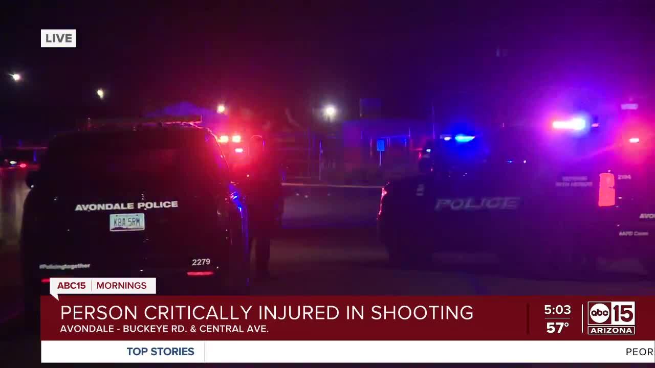 PD: One shot near Central Avenue and Yuma Road in Avondale