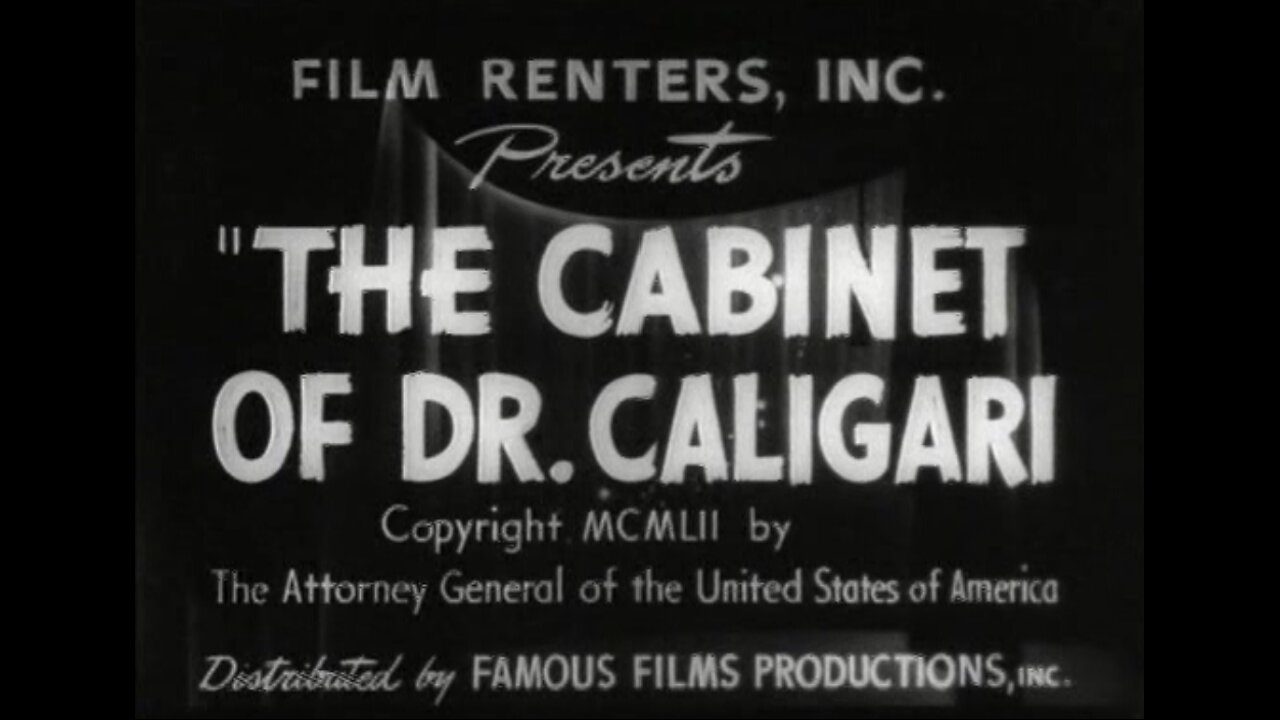 The Cabinet of Dr. Caligari (1919)