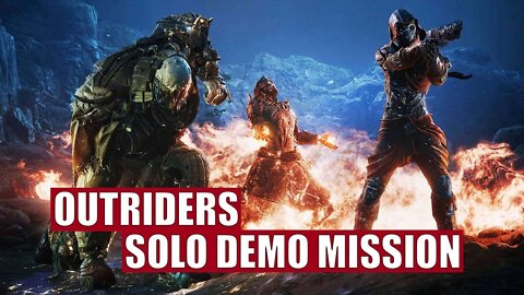 OUTRIDERS - Demo Boss Level (Solo)
