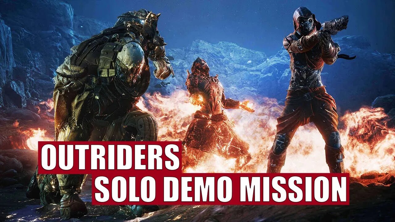 OUTRIDERS - Demo Boss Level (Solo)