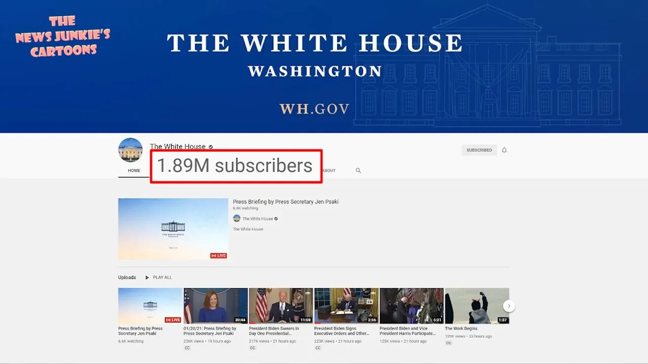 The Most Popular President Ever is getting ‘Dislikes’ on YouTube.