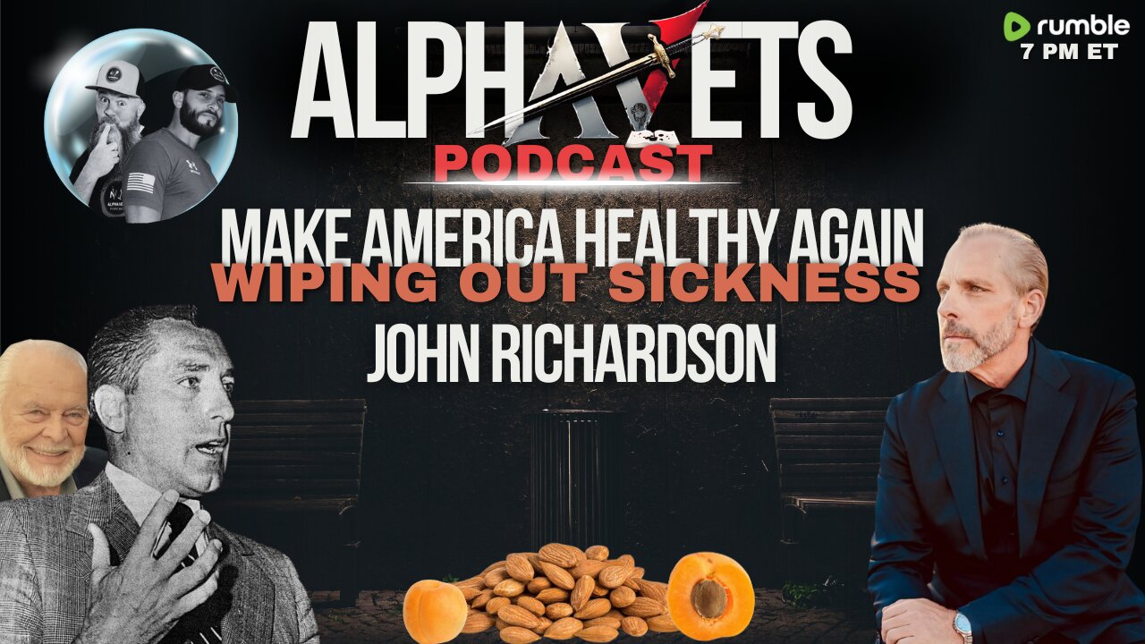 ALPHAVETS 10.30.24 ~ WIPING OUT SICKNESS ~ John Richardson ~ 7 PM ET