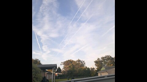 Chem trails in the sky NC