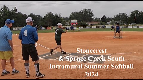 Stonecrest Intramural Softball 2024 Summerfield, Florida