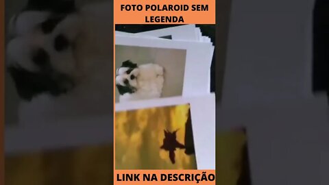 Foto Polaroid sem legenda, com legenda ou ima