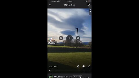 Strange clouds : UFO ?