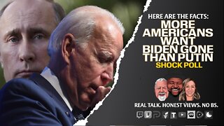 Poll: More Americans want Joe Biden gone than Vladimir Putin