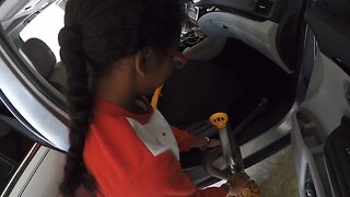 Blasian Babies Vacuum MaMa's 2017 Honda Pilot Elite AWD SUV Using Dyson To Make Driving Great Again!