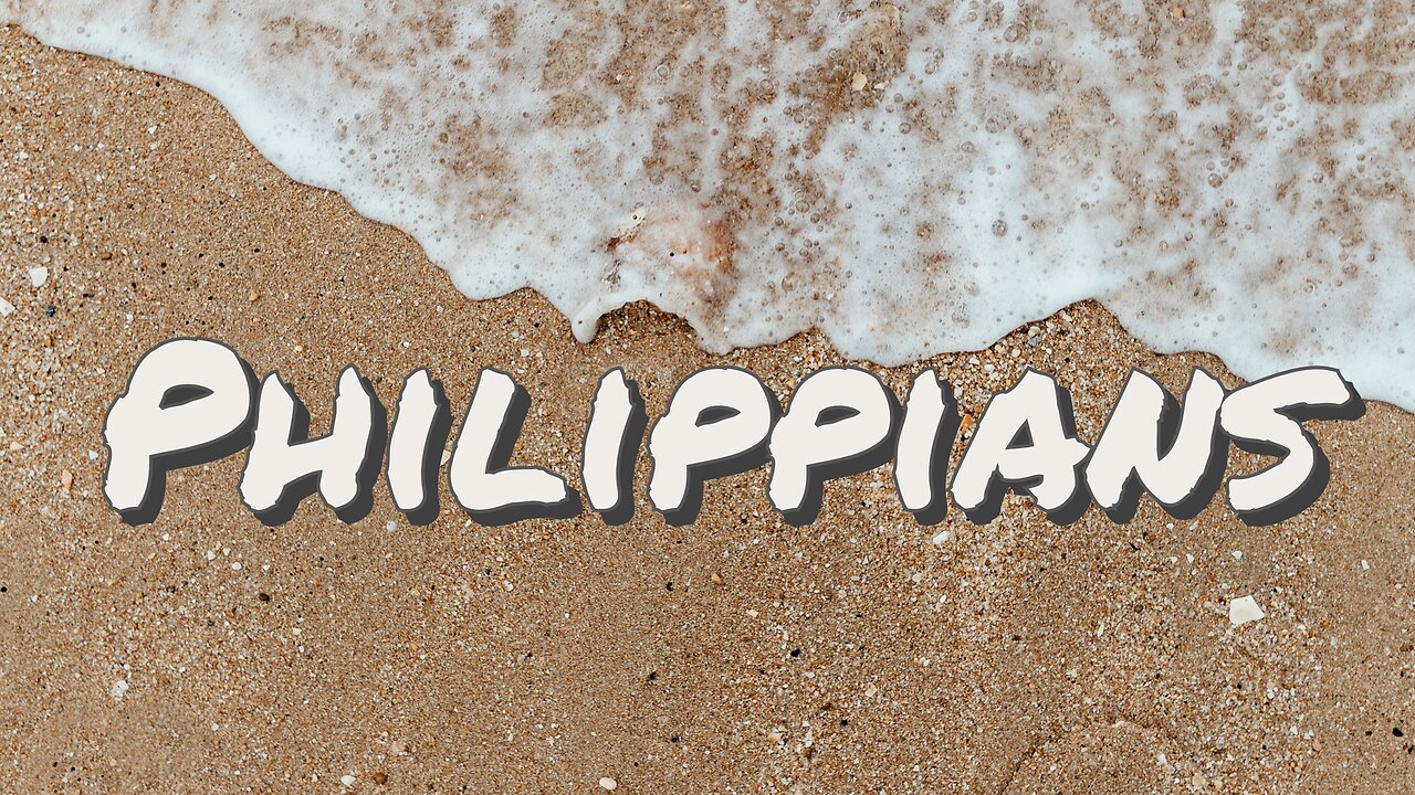 Bible study on the Book of Philippians "To live is Christ" - (ch1 pt1)