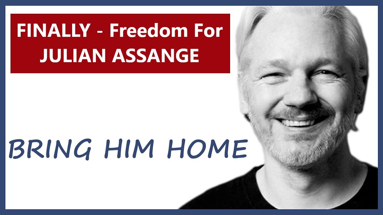 JULIAN ASSANGE IS FREE ! 'BRING HIM HOME' An Anthem For The Most Fearless Freedom Fighter Of All