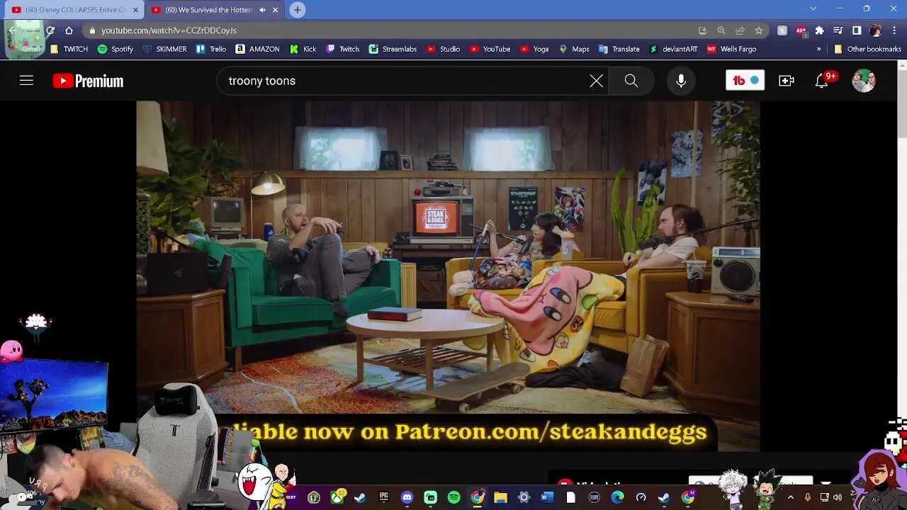 watching and talking come on in and hate MEEE lol
