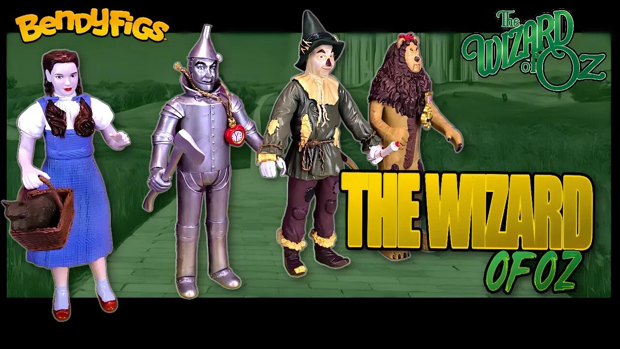 Noble Collection Toys The Wizard Of Oz Bendyfigs Series 1 @The Review Spot