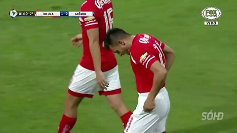 INCRÍVEIS Melhores Momentos do Jogo Toluca MEX 2 x 0 Grêmio Libertadores 17 02 2016