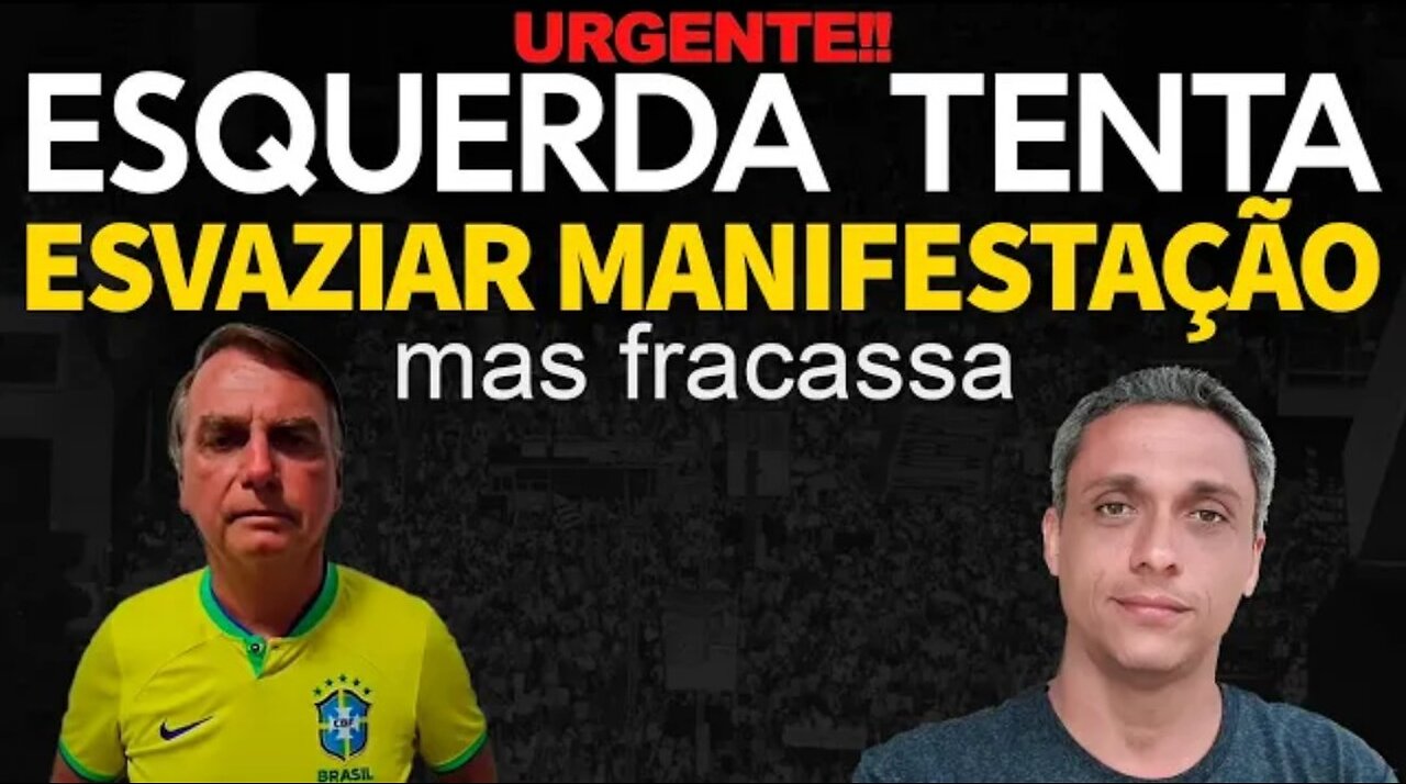 In Brazil, the left tries to deflate demonstrations of support for Bolsonaro but they are denied