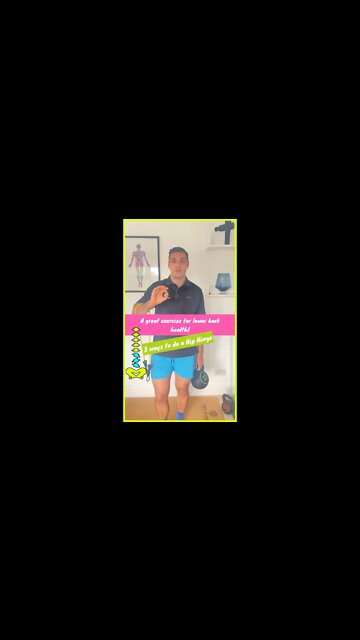 Important exercise for lower back health! 👀