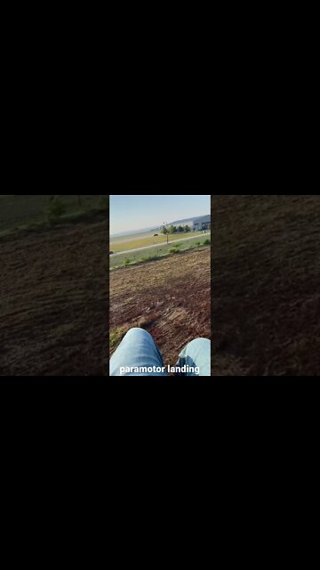 Landing a #paramotor
