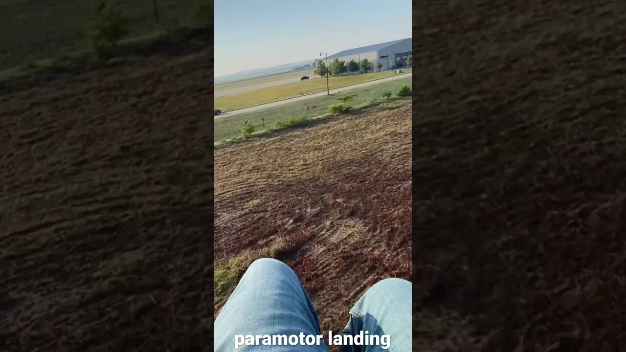 Landing a #paramotor