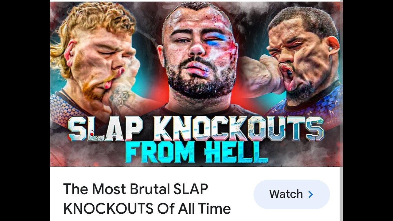 The most brutal slap knock out