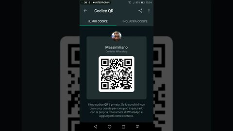 Aggiungere un contatto su whatsapp senza numero (tramite QR CODE ) Tutorial | Spiegato Semplice