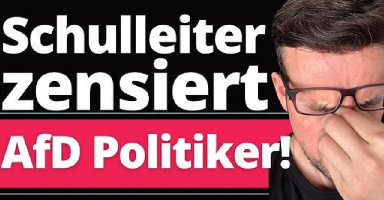 Skandal an Brandenburger Schule! CDU Politiker spielt AfD