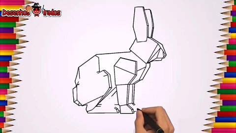 Como Desenhar Um Coelho de Papel | How to Draw a Paper Rabbit | Desenhos Irados Nº 24| 2021