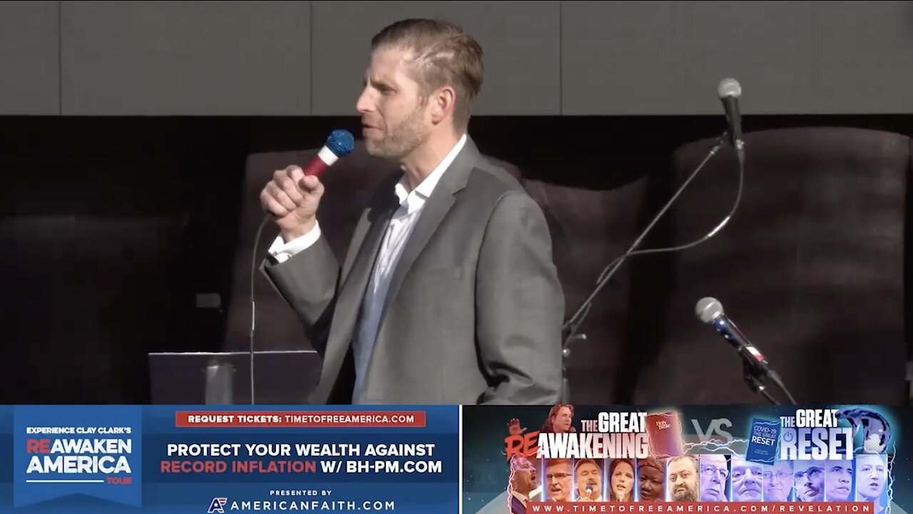 Eric Trump | “God’s Hand Are On This Country, The United States Of America!” - Eric Trump