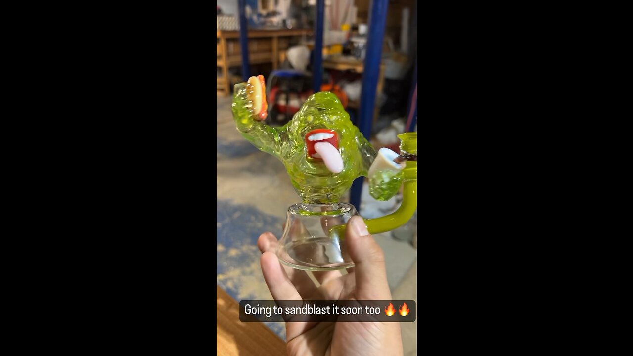 Ghostbusters slimer dab rig