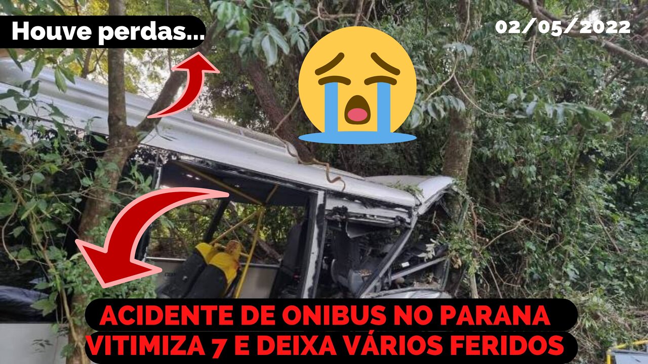 UM GRAVE AC1D3NTE DE ONIBUS VITIMIZA 7 PESSOAS E DEIXA VÁRIAS FERIDAS NO PARANÁ