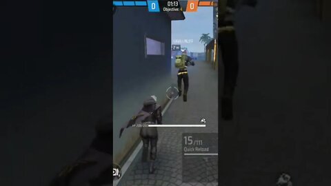 pistol se pura ke pura squad khatam kar dia.#shorts #firefild100