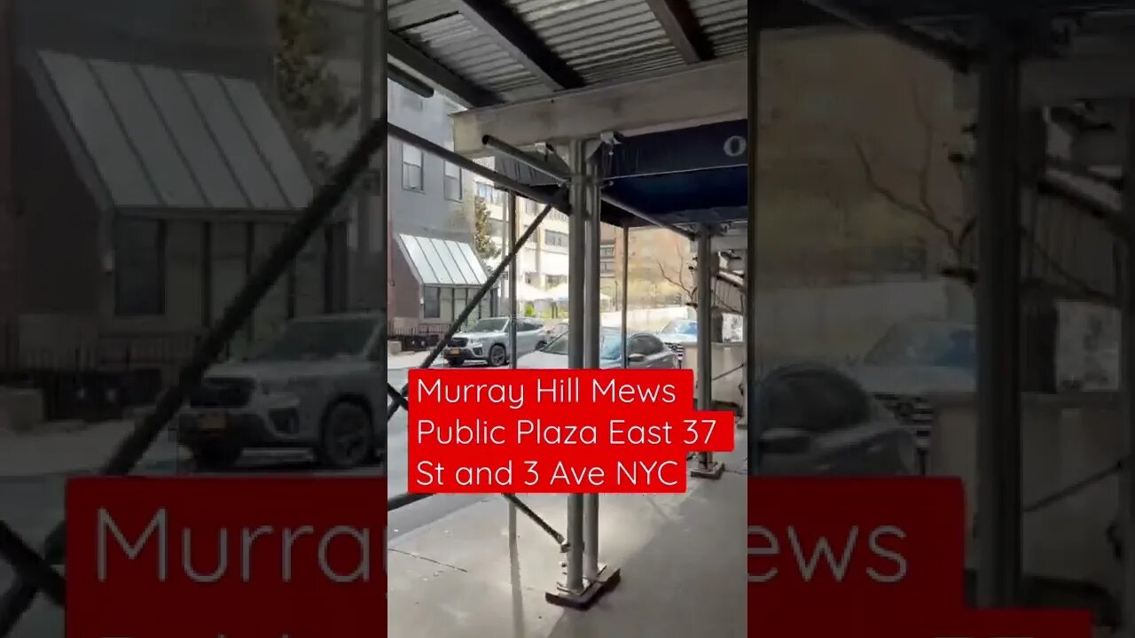 Murray Hill Mews Public Plaza East 37 St and 3 Ave NYC