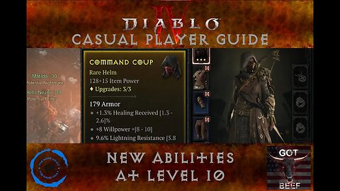 Diablo IV Casual Player Guide 2: Level 10 opens up some new abilities!