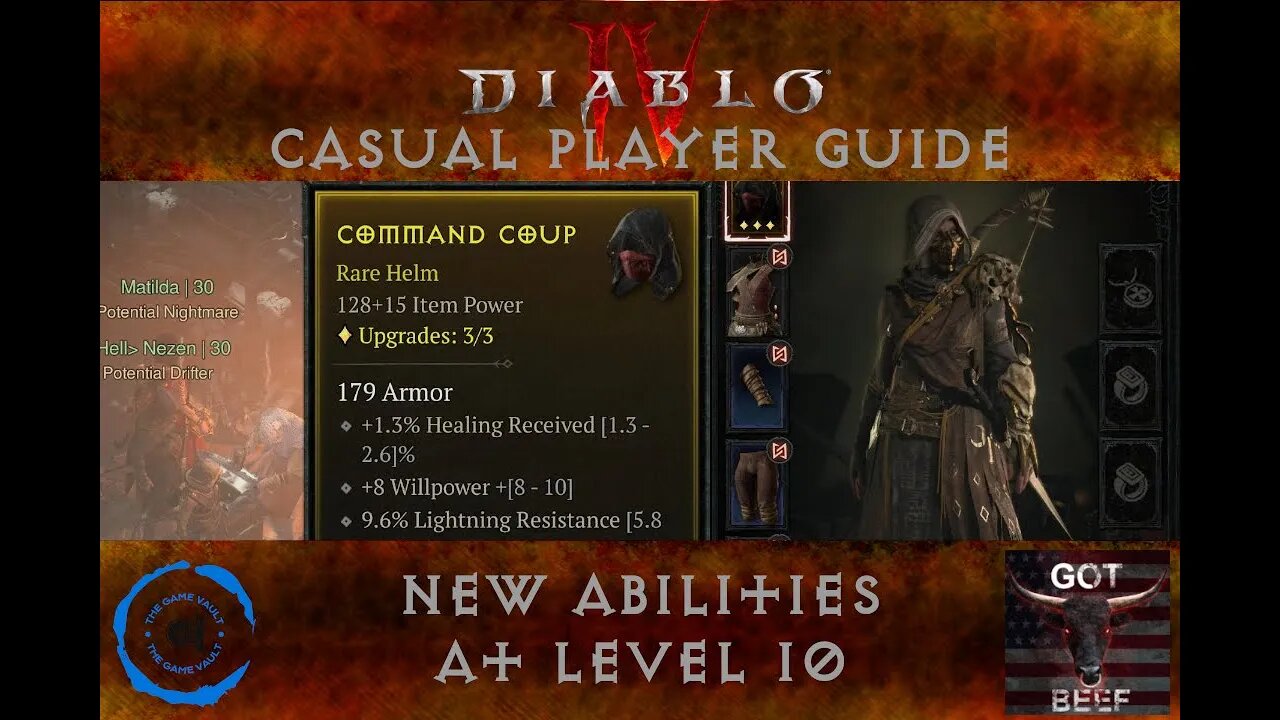 Diablo IV Casual Player Guide 2: Level 10 opens up some new abilities!