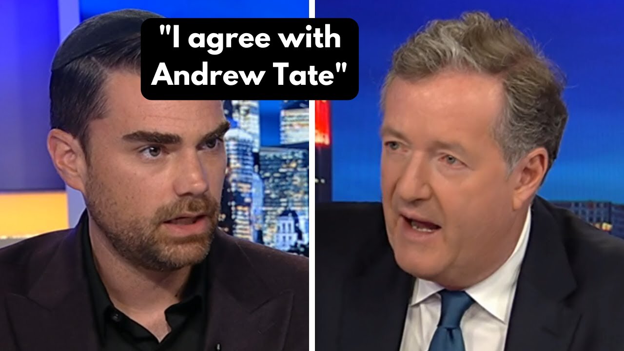 Piers Morgan & Ben Shapiro DEFEND Andrew Tate LIVE #andrewtate