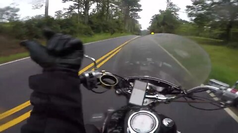 Biker Life in the Rain